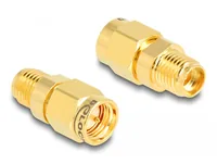 Delock Antennenadapter C6801, SMA Stecker (m) - SMA Buchse (f) - Antennenanschluss: SMA - Antennenanschluss Hardware: SMA - Aussenanwendung: Keine Angaben