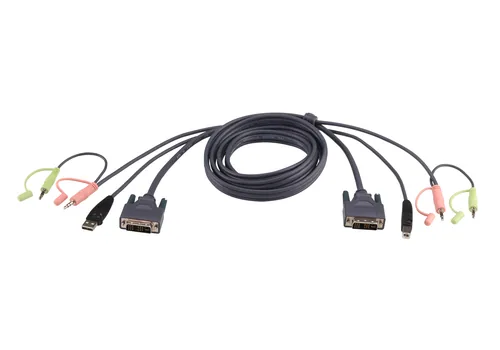 ATEN 2L-7D02UD - Video- / USB- / Audio-Kabel - 1.8 m