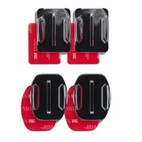 Mantona Klebehalterung Set für GoPro - Zubehörtyp Kamera: Actioncamzubehör - Detailfarbe: Schwarz - Produkttyp: Klebehalterung