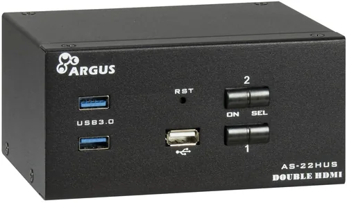 Inter-Tech IPC KVM Switch AC-22HUS HDMI, 4K60Hz