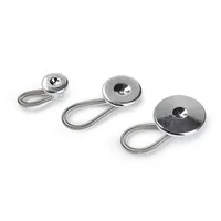 Prym Knopf mit Schlaufe Silber - Verpackungseinheit: 3 Stück - Detailfarbe: Silber - Produkttyp: Knopf