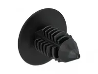 DeLOCK Fir tree clip black 10 pieces