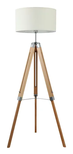 EGLO Leuchten Stehleuchte LANTADA natur exkl. E27 1x60W - Betriebsart: Netzbetrieb - Lampensockel: E27 - Farbtemperatur Kelvin: Je nach Leuchtmittel - Gesamtleistung: 60 W - Dimmbar: nicht dimmbar - Lichtfarbe: Je nach Leuchtmittel