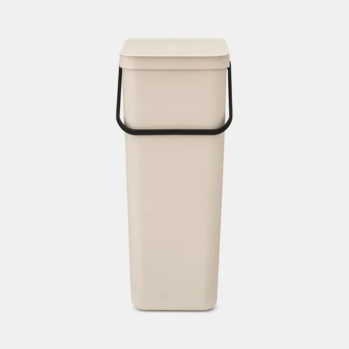 Brabantia Recyclingbehälter Sort & Go 40 l, Beige - Anzahl Behälter: 1 - Fassungsvermögen: 40 l