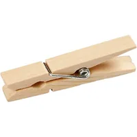 Creativ Company Holzartikel Wäscheklammer 50 Stück - Produkttyp: Holzartikel - Breite: 0.6 cm - Höhe: 0.6 cm - Länge: 4.8 cm - Holzherkunft: China - Holzhandelsname: Birke