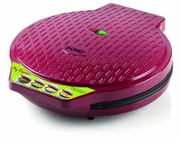 Domo Pizzaofen MyExpress DO9177PZ - Anzahl Personen: 1 - Detailfarbe: Bordeaux - Leistung: 1450 W - Produkttyp: Pizzamaker