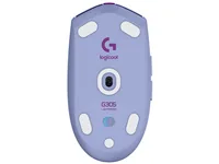 Logitech Gaming-Maus G305 Lightspeed - Maus Features: Ein-/Ausschalter - Scrollrad - Bedienungsseite: Universal - Detailfarbe: Lila - Gewicht: 99 g - Verbindungsart: Kabellos - Schnittstelle: USB-A