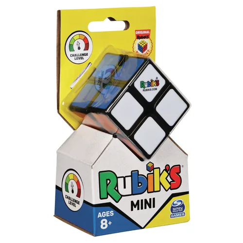 Rubik’s Cube, The Official 2x2 Cube, Mini Problem-Solving Brain Teaser, Classic Color-Matching Puzzle, Fidget Toy, Sensory Puzzle for Adults, Teens, Kids, for Ages 8 & Up