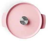 KitchenAid Bräter mit Deckel Gusseisen 22cm, rosa