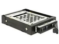 Delock Wechselrahmen 3,5 Mobile Rack für 1x 2.5 - Platzbedarf: 1x 3.5 - Anzahl Schubladen: 1 - Schnittstellen: SATA - Laufwerk Formfaktor: 2.5