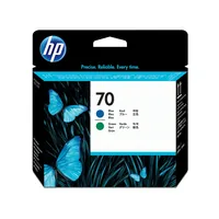 HP 70 Blue and Green DesignJet Printhead testina stampante Getto termico d'inchiostro