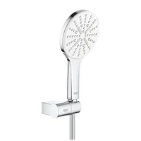 GROHE Duschbrausen-Set Rainshower Smartactive 130 Moon White - Schlauchlänge: 1.5 m - Anschluss: 1/2 - Anzahl Strahlarten: 3 - Funktionen: Keine