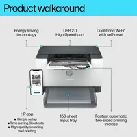HP LaserJet M209dw Printer