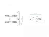 Delock Crimp-Kontakte für D-Sub Crimp Buchse 40 Stück - Kabeltyp: Crimp-Kontakte - Datenanschluss Seite A: Kein - Übertragungsart: Keine - Datenanschluss Seite B: Kein - Winkelstecker: Nein