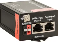 Barox VI-22301 divisore di rete Supporto Power over Ethernet (PoE) Nero