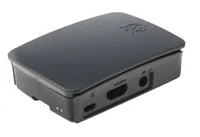 Raspberry Pi Gehäuse für Raspberry Pi 3 Typ B / B+ Grau/Schwarz - Set: Nein - Zubehörtyp: Gehäuse