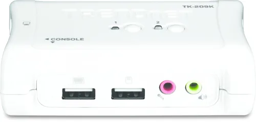 TRENDnet KVM 2-Port USB Switch Kit mit Audio