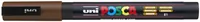 Uni Permanent-Marker POSCA 0.9-1.3 mm Braun - Strichstärke: 0.9 mm - 1.3 mm - Verpackungseinheit: 1 Stück - Oberfläche: Karton - Metall - Kunststoff - Holz - Keramik - Stein - Glas - Textil - Papier - Set: Nein - Detailfarbe: Braun - Eigenschaft-Stift: Li