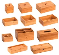 WENKO 23916100 bathroom storage container Wood Bamboo Bathroom organizer