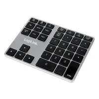 Logilink Keypad Bluetooth, mit 35 Tasten, ALU, Space grau