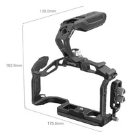SmallRig 3234B étui pour caméra 1/4, 3/8" Noir