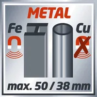 Einhell Ortungsgerät TC-MD 50 - Funktionen: Orten von Eisenmetallen - Orten von Nichteisenmetallen - Orten von elektrischen Leitungen - Anwendungsbereich: Elektrotechnik - Haus