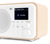 Audizio DAB+ Radio Milan Weiss - Radio Tuner: FM - DAB+ - Stromversorgung: Akkubetrieb - Detailfarbe: Weiss - Ausstattung: Sleep-Timer - Display - Senderspeicher - Typ: Tischradio