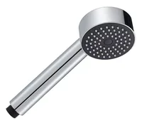 diaqua® Handbrause Gerda, 1/2, Verchromt - Material: Kunststoff - Farbe Siebplatte: Grau - Wassersparend: Ja - Anschluss: 1/2 - Anzahl Strahlarten: 1 - Farbe: Verchromt