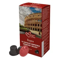 Italian Coffee Kaffeekapseln Delizio Romano Cremesso 16 Stück - Entkoffeiniert: Nein - Produktionsland: Italien - Packungsgrösse: 16 Stück - Geschmacksrichtung: Keine - Getränkeart: Espresso - Café Crème - Kaffeeart: Delizio-Kapseln
