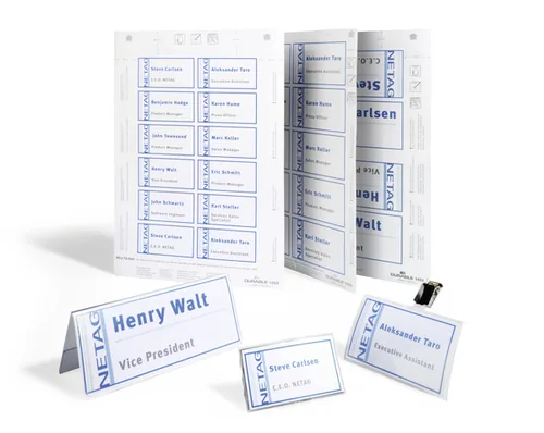 Durable for name Badge Inserts 40 x 75 mm