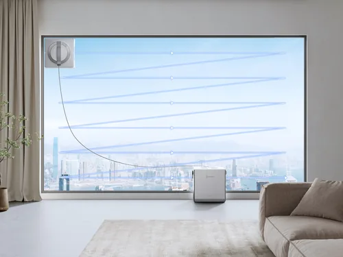 Ecovacs Fensterputzroboter Winbot W2 Pro Omni Grau/Weiss - Einsatzgebiet: Universal - Detailfarbe: Weiss - Grau - Kapazität Wattstunden: 126 Wh