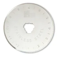 Prym Ersatzklinge Ø 45 mm, für Rollschneider, 3 Stück - Anzahl Blatt: 3 × - Schnittbreite: 45 cm - Produkttyp: Ersatzklinge