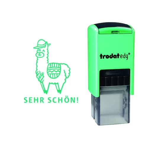 trodat Motivstempel Printy Minzgrün Lama 4922