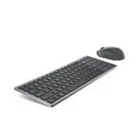 DELL KM7120W Tastatur Maus enthalten Büro RF Wireless + Bluetooth Grau, Titan
