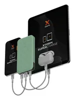 Xtorm Powerbank FS5103U 10000 mAh, Grün - Akkutyp: Lithium-Polymer (LiPo) - Akkukapazität: 10000 mAh - Detailfarbe: Grün - USB Ladeanschluss: Ja - USB-C PowerDelivery: Ja - Max. Output USB-C PowerDelivery: 20 W