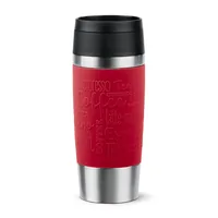 TRAVEL MUG Classic Thermobecher (dunkelrot/edelstahl, 0,36 Liter)