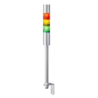 PATLITE Signalsäule LR4-302LJNU-RYG verkabelt LED silber
