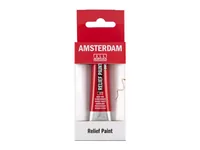 Amsterdam Acrylfarbe Reliefpaint 302 Tiefrot deckend, 20 ml - Art: Acrylfarbe - Detailfarbe: Dunkelrot - Set: Nein - Verpackungseinheit: 1 Stück