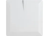Max Hauri Steckdeckel im priamos Design, 130 x 130 mm, Kabelauslass - Befestigung Hausinstallation: Zentralschraube - Dosenprogramm: Steckdeckel