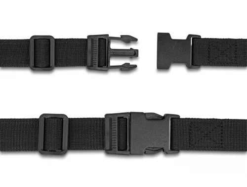 Delock Koffergurt verstellbar, Schwarz, 1.5 m, 2 Stück - TSA-Schloss: Nein - Detailfarbe: Schwarz - Länge: 150 cm