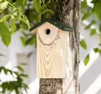 Windhager Nistkasten Mountain Lodge 32 x 17 x 19 cm, natur, FSC - Tierart: Vogel - Produkttyp: Nistkasten - Detailfarbe: Nature