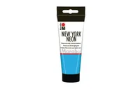 Marabu Schwarzlichtfarbe New York Neon 100 ml, Blau - Art: Schwarzlichtfarbe - Detailfarbe: Blau - Set: Nein - Verpackungseinheit: 1 Stück