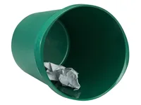 HAN Papierkorb Karma 18 l, Grün - Fassungsvermögen: 18 l - Höhe: 35 cm - Anzahl Behälter: 1 - Material: Recycling-Kunststoff - Detailfarbe: Grün - Form: Rund