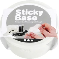 Creativ Company Modelliermasse Sticky Base Weiss - Packungsgrösse: 200 g - Set: Nein - Anwender: Hobbyanwender - Detailfarbe: Weiss - Modelliermasse Art: Modelliermasse - Trocknung: Lufttrocknend