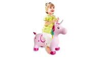 Jamara Hüpftier Einhorn bunt mit Pumpe