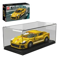 Mould King Rennwagen Panam Gelb Racing-Dekor 8-Stud-Massstab - Anzahl Teile: 344 Teile - Altersempfehlung ab: 8 Jahren - Kategorie: Fahrzeug - Material: ABS - Acrylnitril-Butadien-Styrol