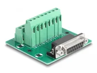 D-Sub 15 Pin Buchse zu 16 Pin Terminalblock für Hutschiene