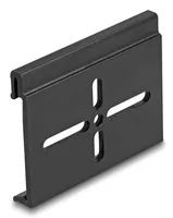 DELOCK Aluminium Montageclip für Hutschiene 60x47,8mm schw.