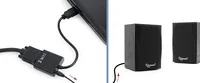 Gembird A-HDMI-VGA-03 video cable adapter 0.15 m HDMI Type A (Standard) VGA (D-Sub) Black