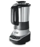 Russell Hobbs Suppenbereiter Schwarz/Silber - Motorleistung: 1200 W - Funktionen: Impulsfunktion - Warmhaltefunktion - Mixen - Smoothies - Fassungsvermögen Saftbehälter: 1.75 l - Detailfarbe: Silber - Schwarz